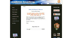 Desktop Screenshot of callmehosting.com